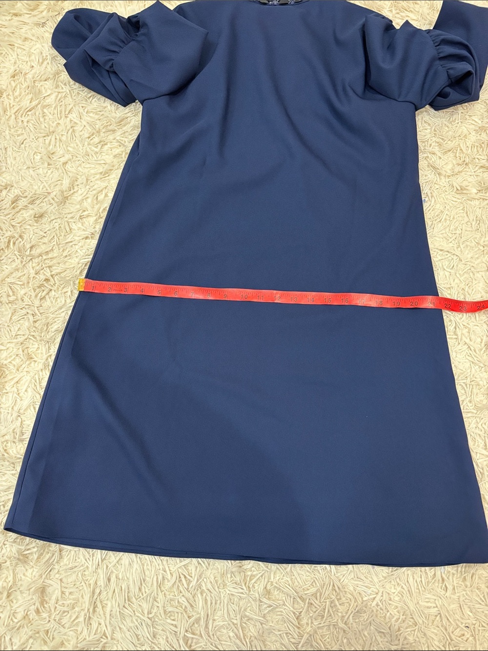 NWOT Lilly Pulitzer Navy Sequin V-Neck Long Sleeve Dress - Picture 10 of 10